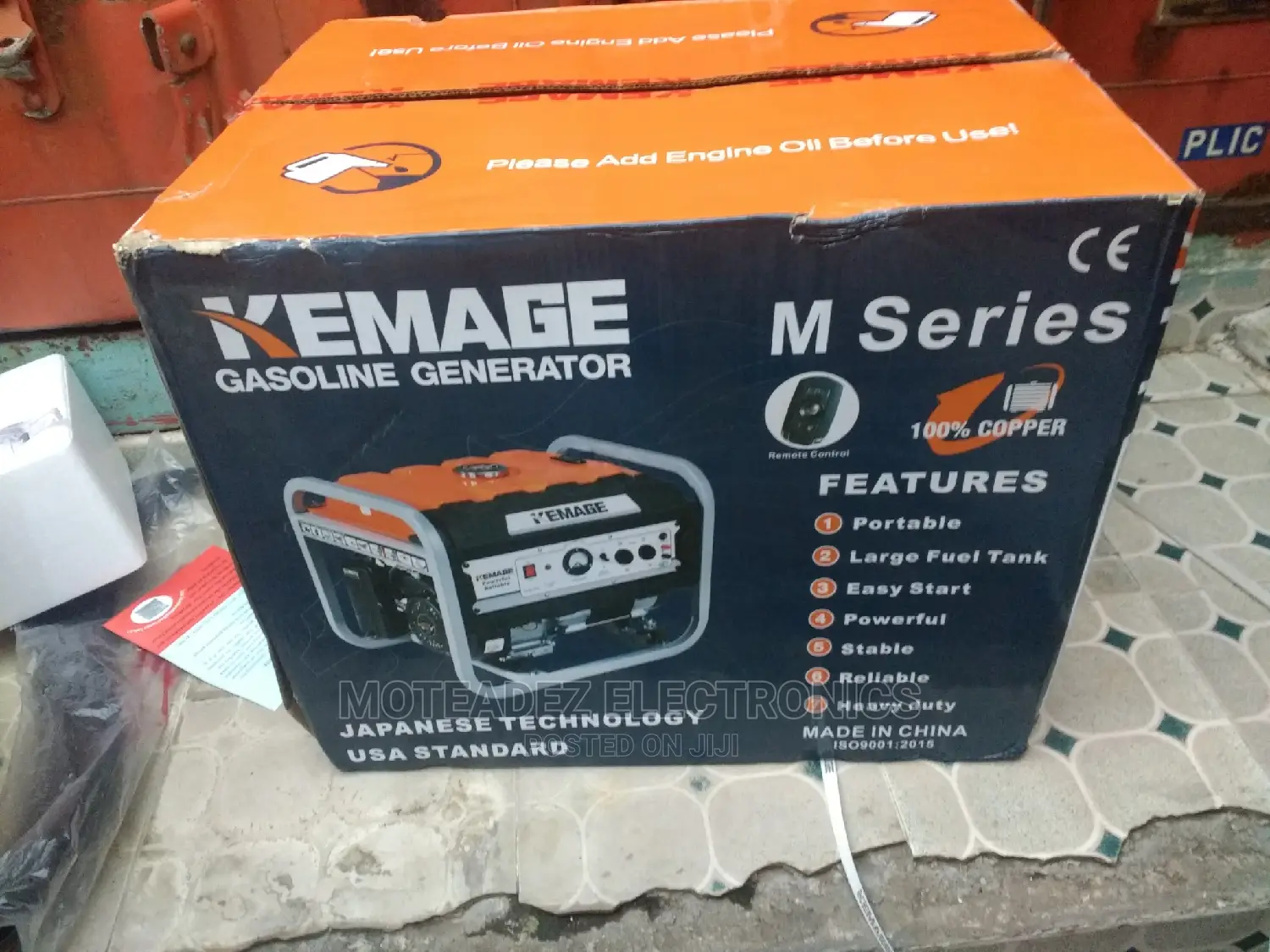 Kemage 4kva 100% Copper Coil Remote/Key Start Gen (Km4800e2r