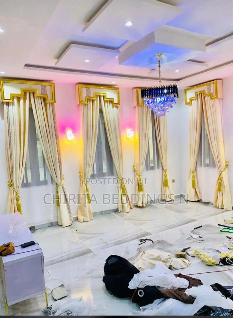 Curtains and Boards.