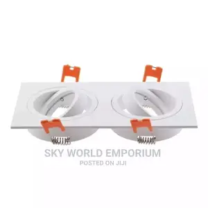 Holder Recessed Bulb Fixture Round Led Spotlight Frame