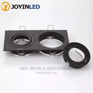 Holder Recessed Bulb Fixture Round Led Spotlight Frame