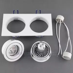Holder Recessed Bulb Fixture Round Led Spotlight Frame