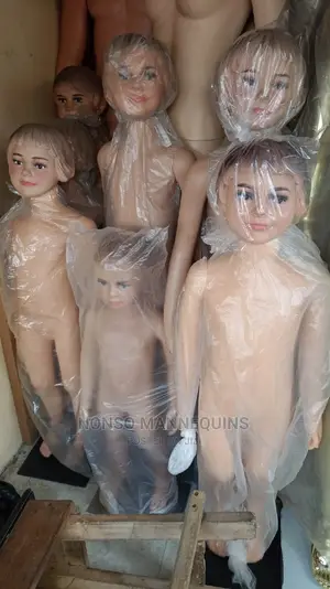 Plastic Kids Mannequins of Different Ages and Sizes