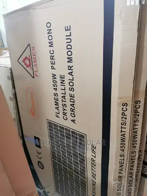 450w PERC Monocrystalline Panels Flames