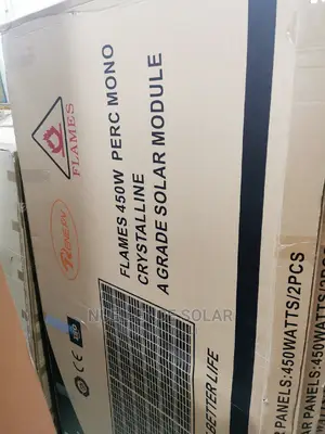 450w PERC Monocrystalline Panels Flames