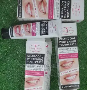 Photo - Charcoal Whitening Toothpaste With Charcoal Milk