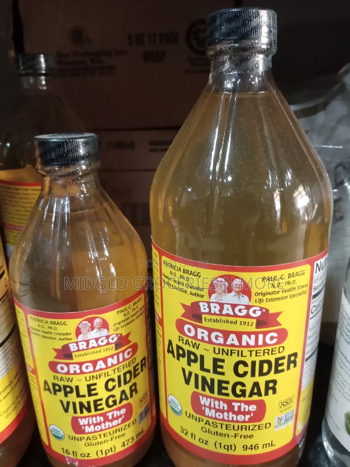 Bragg Organic Apple Cider Vinegar, by 12
