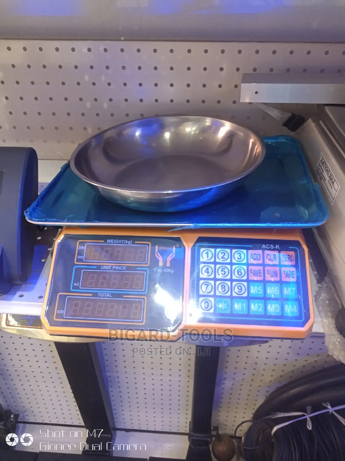 Digital Table Scale 40kg(Orange)