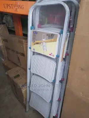 4 Steep Metal Ladder