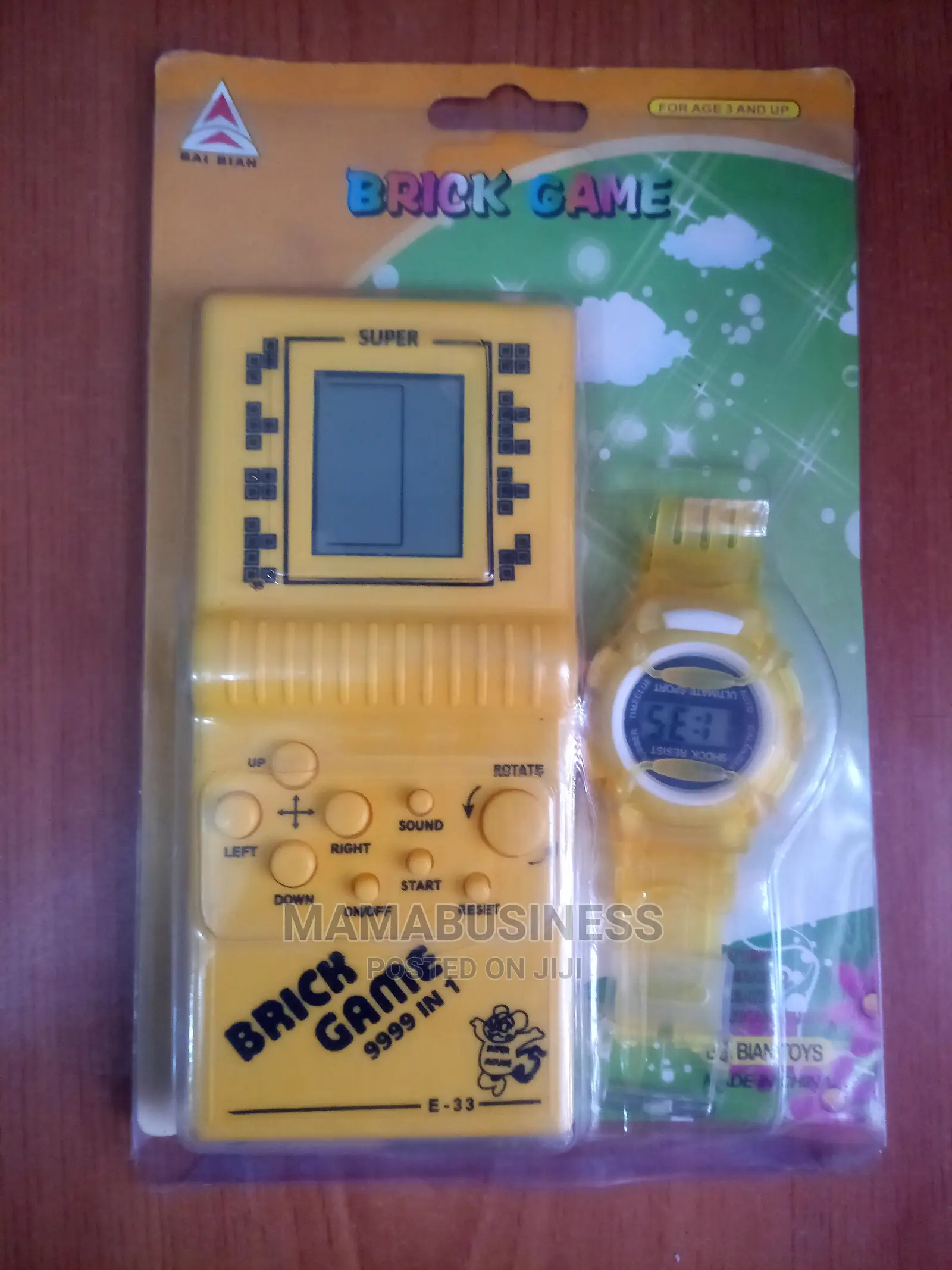 2in1 Brick Game and FREE Watch