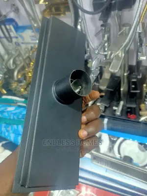 Long Black Floor Drain