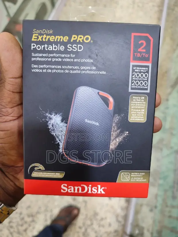 SanDiskExtreme PRO SSD 2TB 未使用 書込 2000MB SanDisk 2TB Extreme