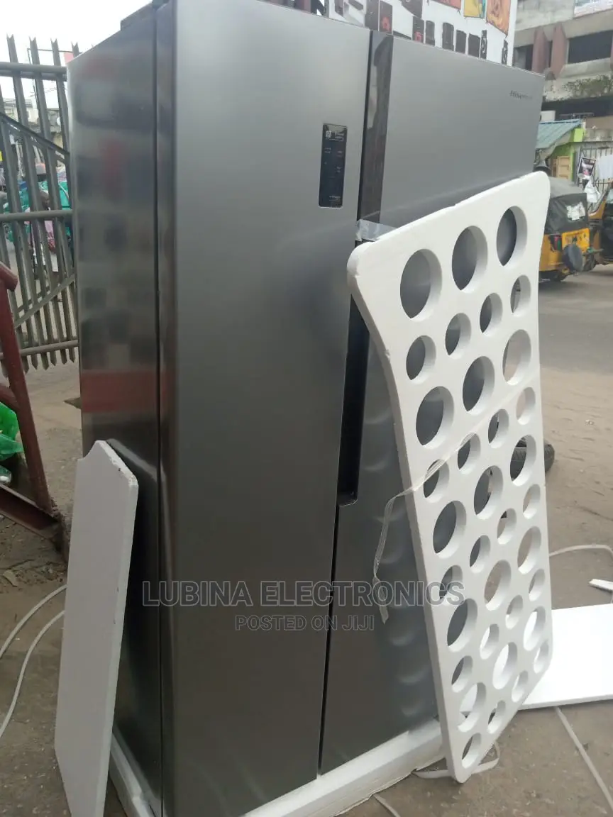 Brand New HISENSE(REF67WS)514L/Side by Side Fridge/Silver/