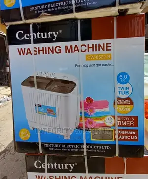 Century 6kg Twin Tub Washing Machine -(6kg Wash and 4kg Spin