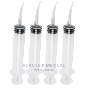 Dental Syringe Oral Irrigator Syringe With Curved Tip