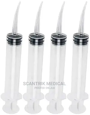 Elbow Syringe Dental Impression Syringes 100ml Conveyor