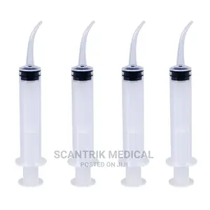 Syringe Oral Irrigator Syringe With Curved Tip