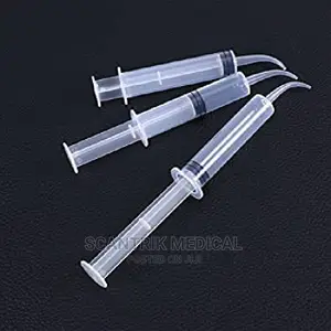 Dental Irrigation Syringe Oral Irrigator Curved Tip