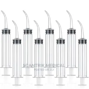 Dental Elbow Syringe Irrigation Syringe Curved Tip