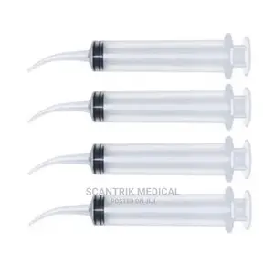 Disposable Dental Syringe With Curved Tip