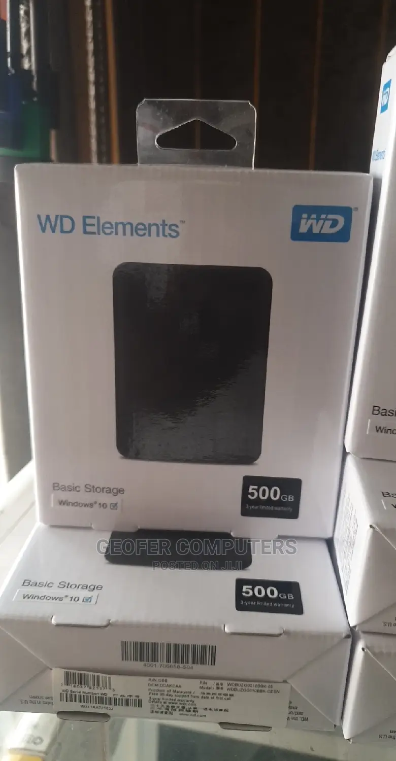 WD 500gb 3. 0 Elements