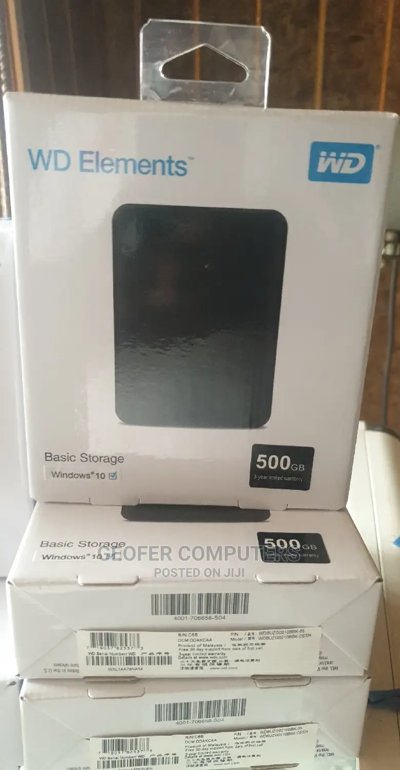 WD 500gb 3. 0 Elements