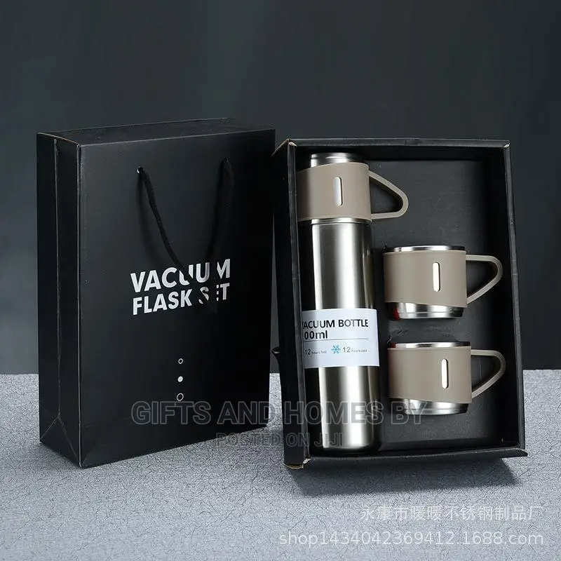 3 in 1 Vacuum Flask Set