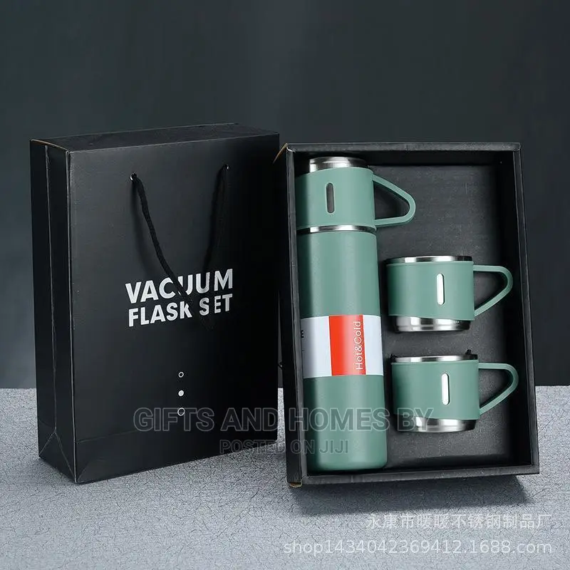 3 in 1 Vacuum Flask Set