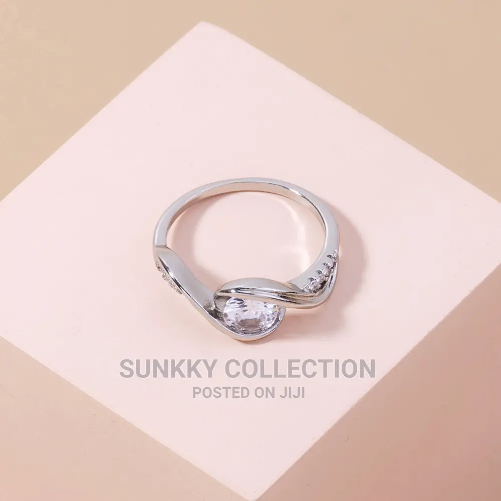 Engagement Ring - Classic Silver Proposal Band