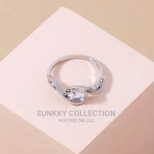Engagement Ring - Classic Silver Proposal Band
