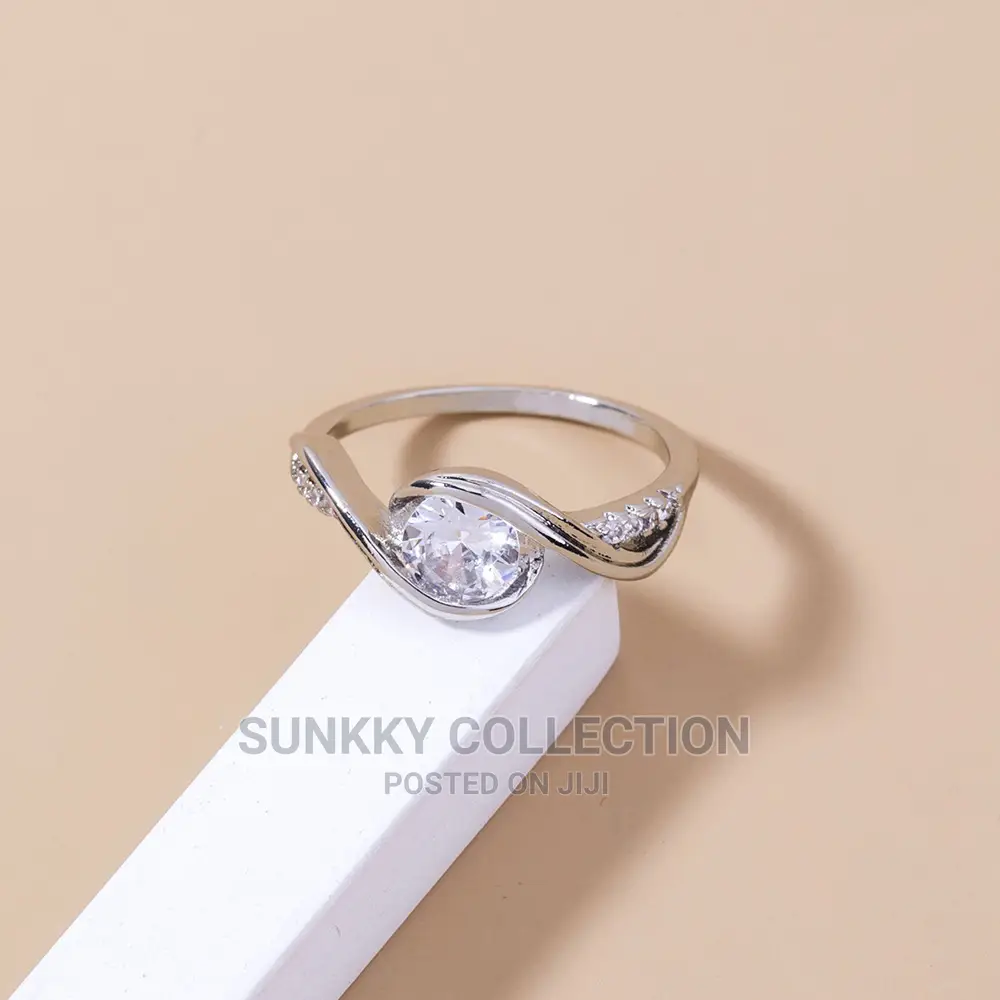 Engagement Ring - Classic Silver Proposal Band