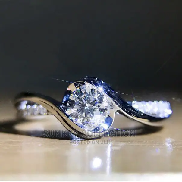 Engagement Ring - Classic Silver Proposal Band