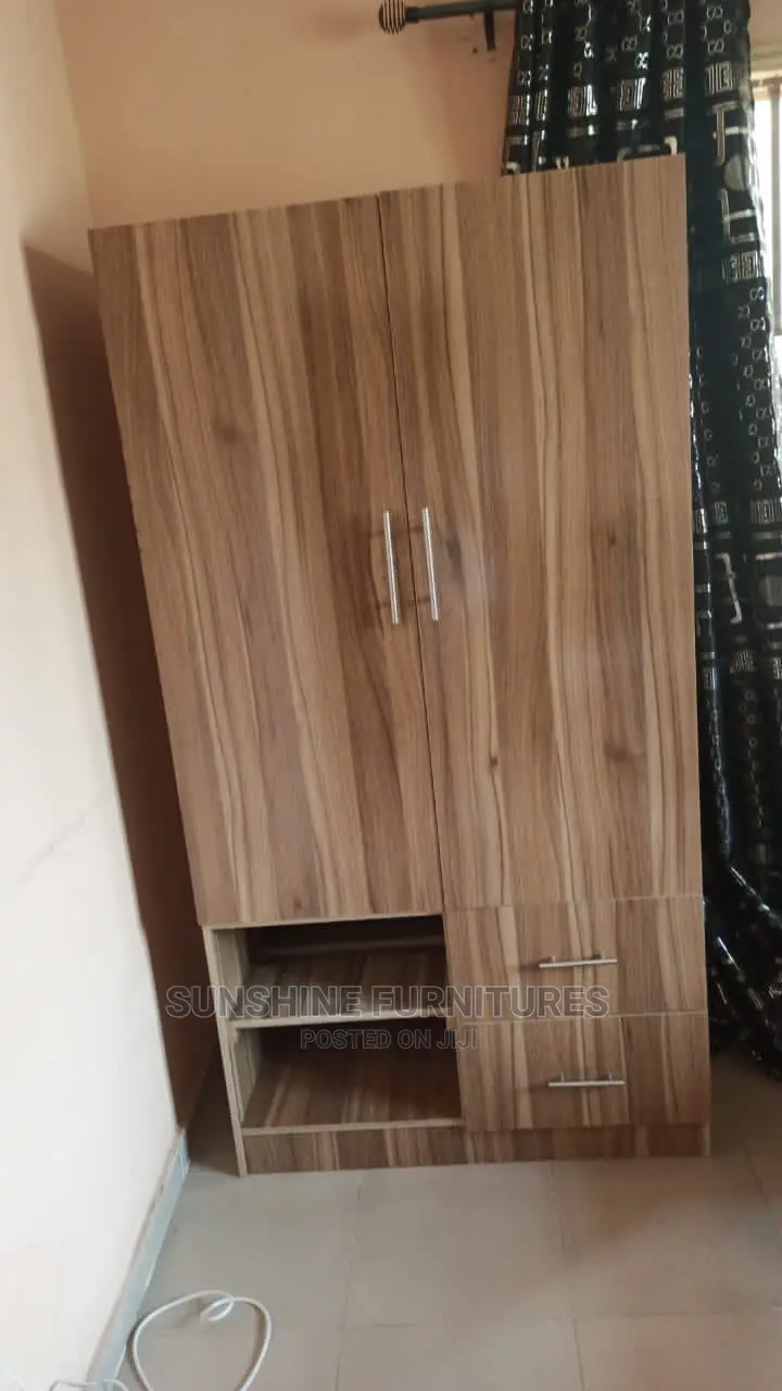 2doors Wardrobe Made With Imported Woods