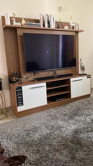 Tv Console Made With Imported Glossy Woods