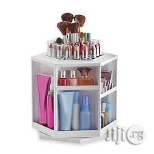 Rolling Acrylic Cosmetic Organizer