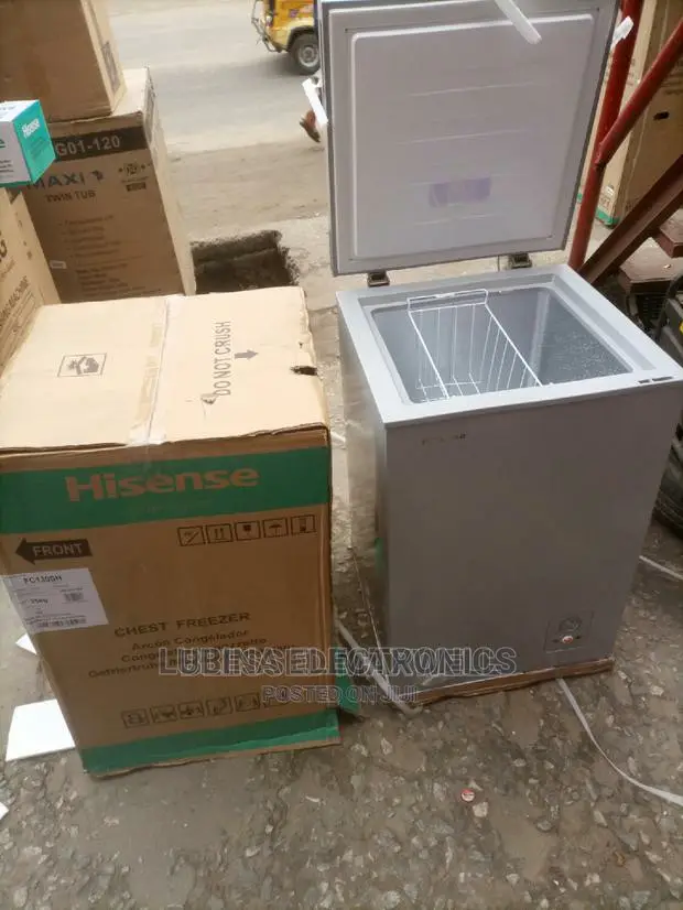 Brand New HISENSE 142L Chest Freezer/External/Silver Colour/