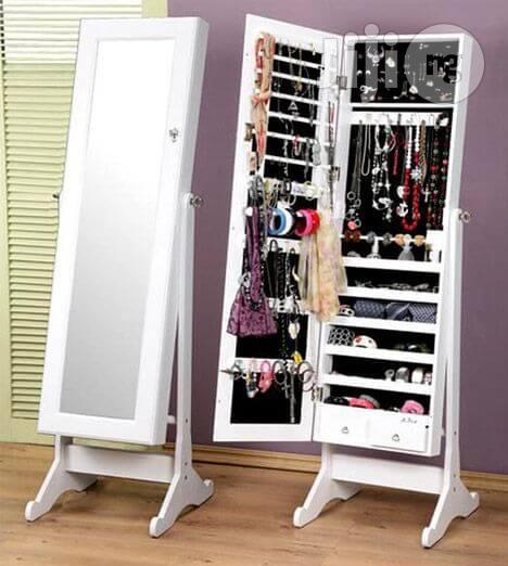 Standing Mirror With Storage Security Chef