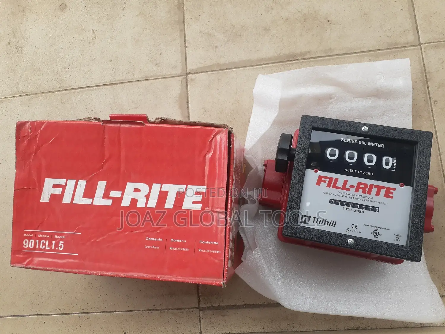 Fill Rite Flow Meter Made in USA