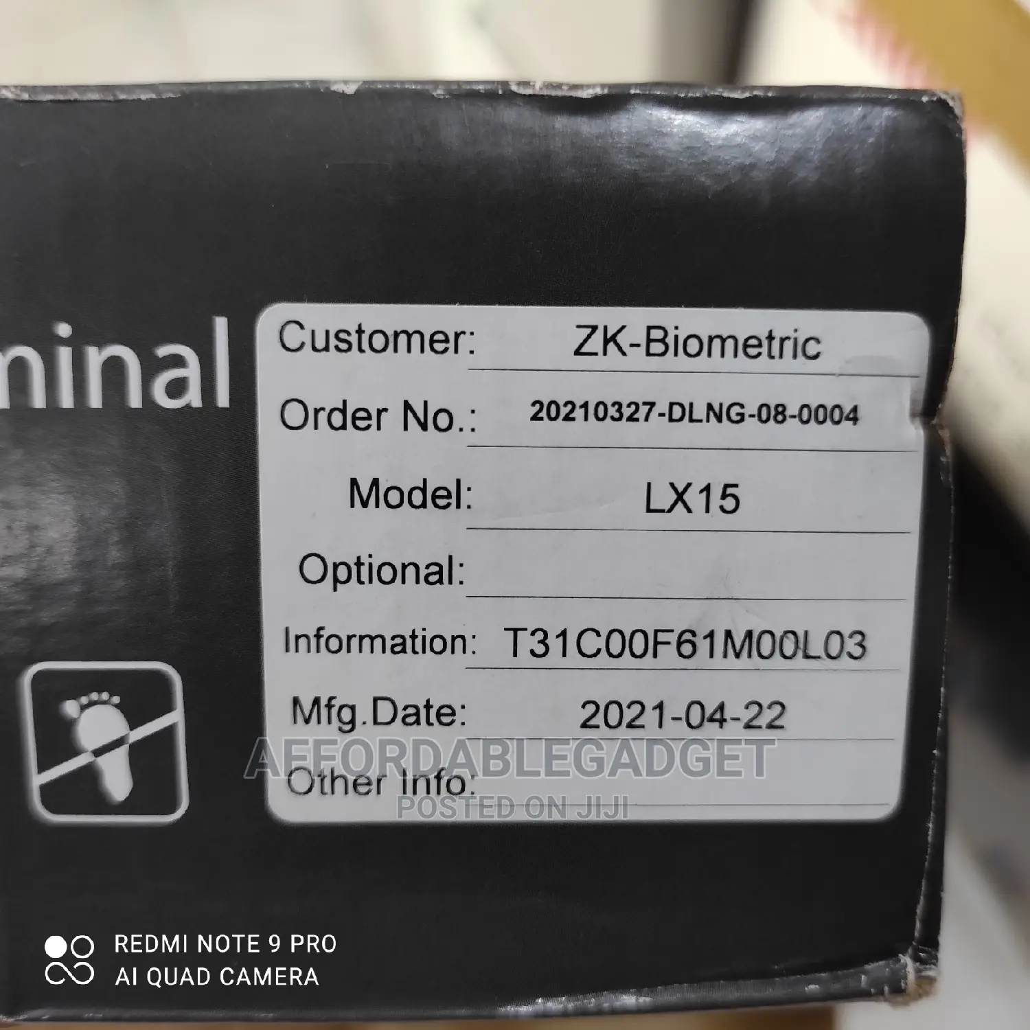 Time Attendance Lx15