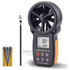 Usa Btmeter Bt-100 Handheld Anemometer, Digital Wind Speed