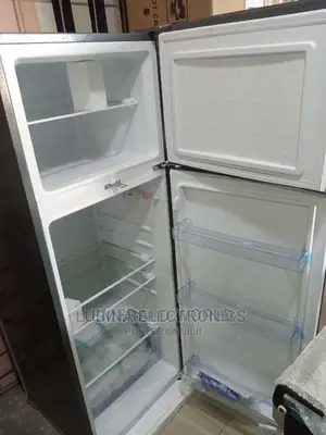 Band New BRUHM 200LITTER Double Door Fridge/External/Silver/