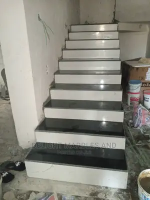 Black Galaxy Imported Granites Staircase
