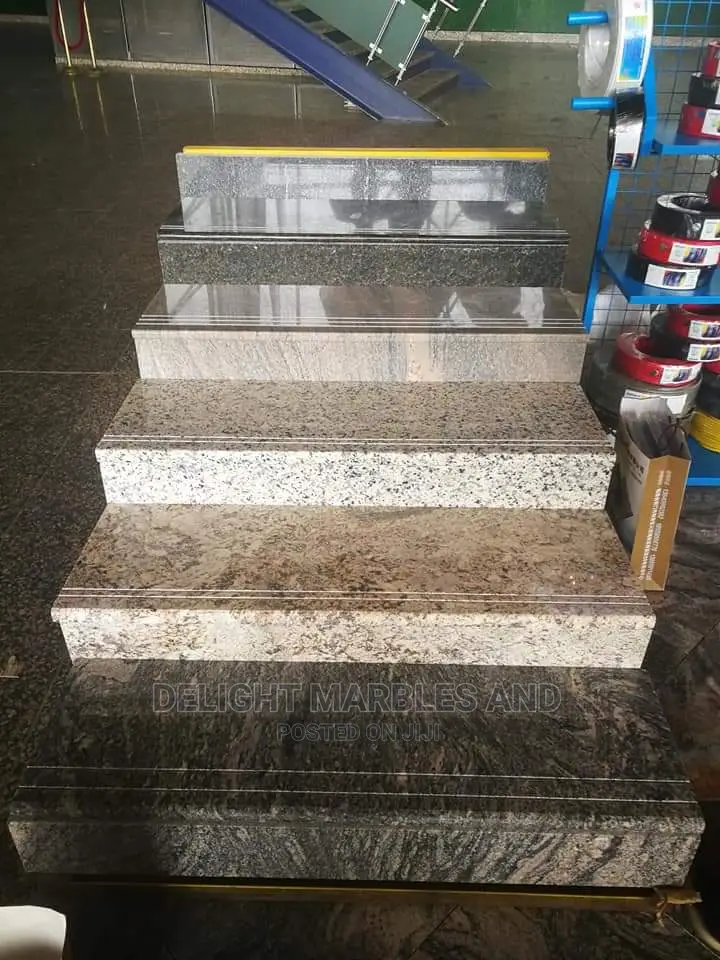Black Galaxy Imported Granites Staircase