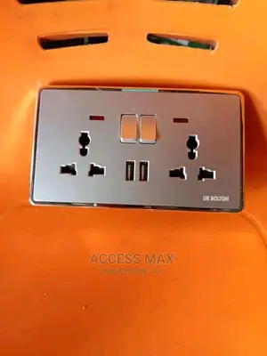 13amps Double Socket and Switch With USB
