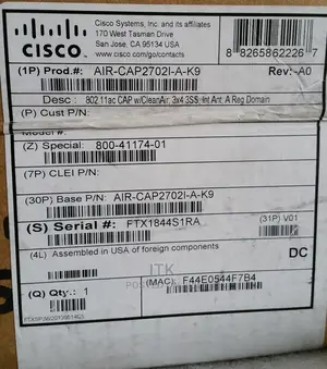 Cisco AIR-CAP2702I-A-K9