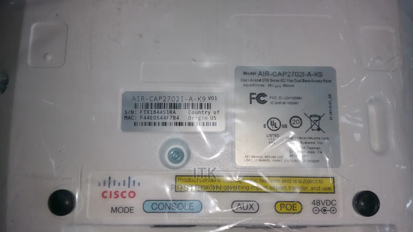 Cisco AIR-CAP2702I-A-K9