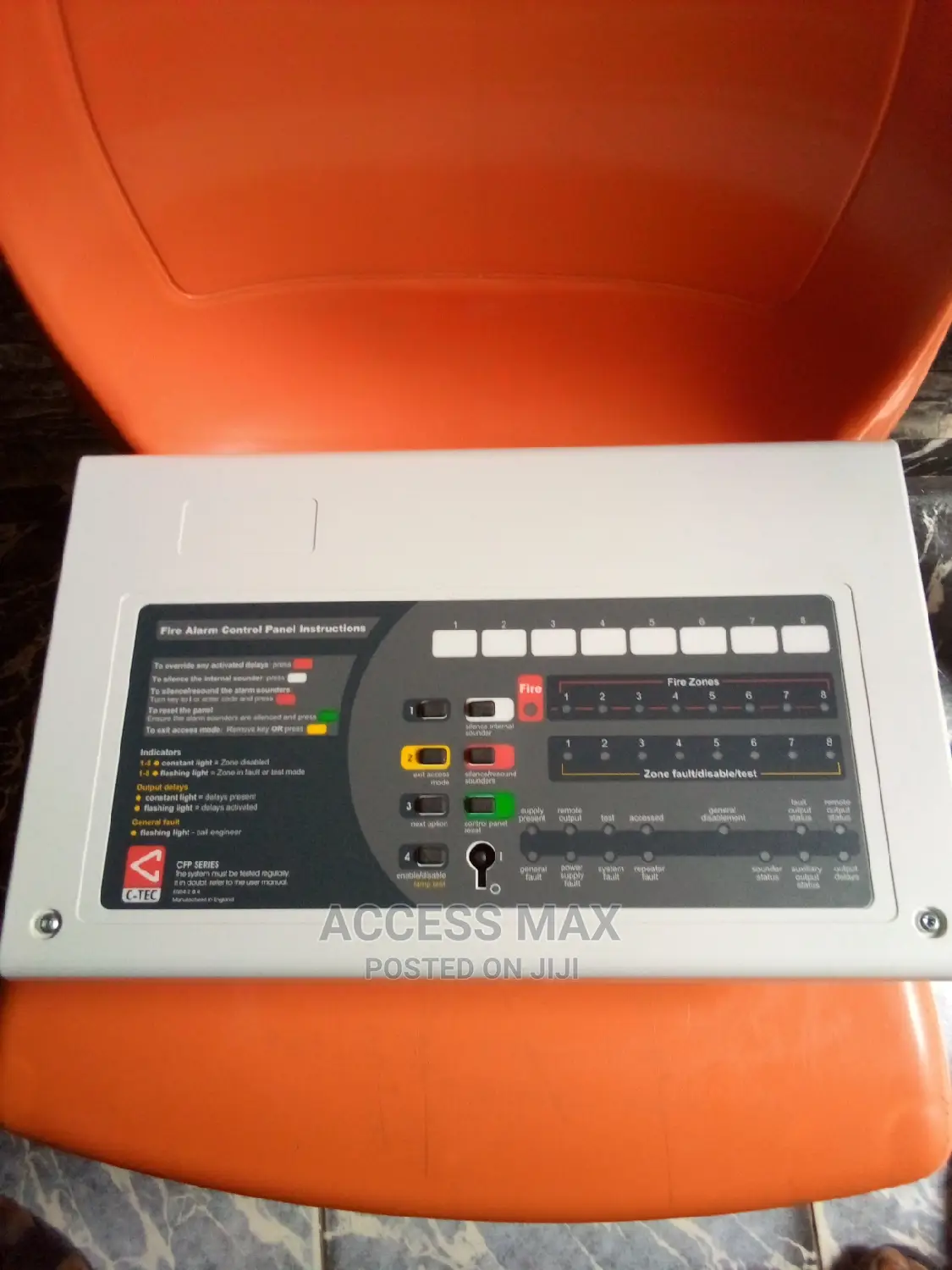 Original C Tec ) Fire Alarm Panel Plastic Body.