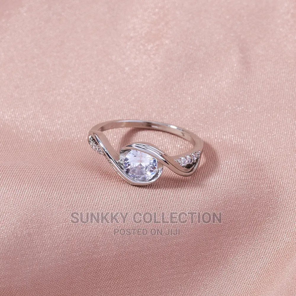 Engagement Ring - Classic Silver Proposal Band