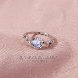 Engagement Ring - Classic Silver Proposal Band