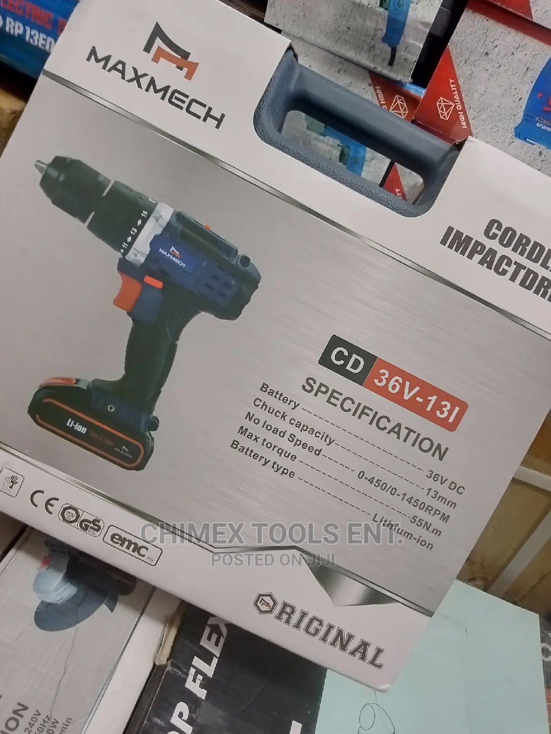 Hand Bettery Drilling Machine Maxmech