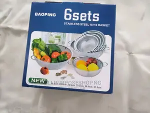 6pcs Stainless Sieve
